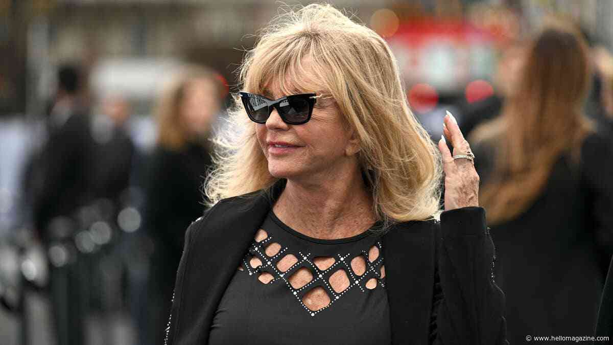 Goldie Hawn goes incognito in London to support son Wyatt Russell