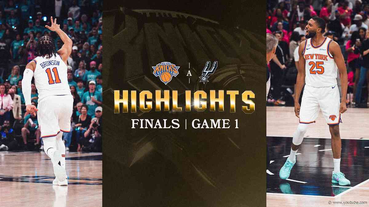 New York Knicks TAKE Game 1 of the Finals | Game Highlights