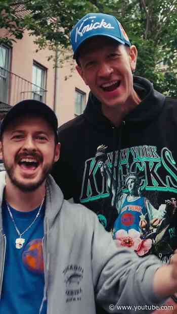 Steve Novak hopped on the hoop bus to make sure fans were in their bag for the finals @DoorDash