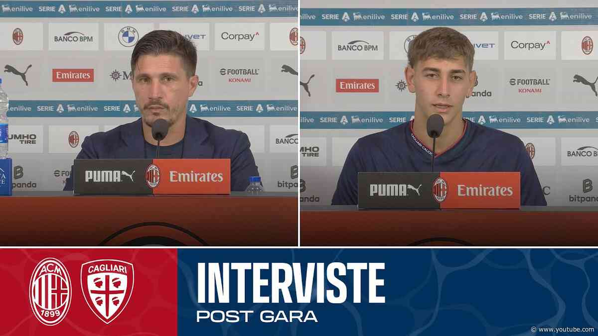 Post Gara | Pisacane e Rodríguez dopo Milan-Cagliari | Serie A Enilive