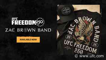 Fight Night Gets Louder at UFC Freedom 250 with Zac Brown Band Merch Collab