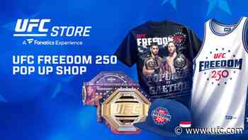 UFC Freedom 250 Pop-Up Shop Takes Over Washington D.C. | June 11 – June 14