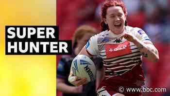 Hunter's quadruple retains women's Challenge Cup for Wigan