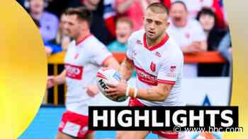 Lewis scores hat-trick as Hull KR rout Wigan