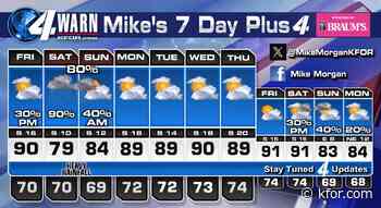 Big Time showers/t-storms event coming, but not until Saturday. Many in our State will see heavy rainfall.