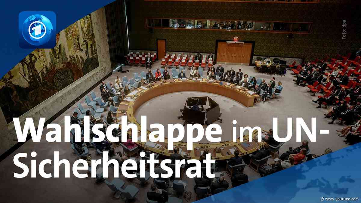 🌍 tagesschau24 Top-Thema, 4.6.26 | Wahlschlappe im UN-Sicherheitsrat