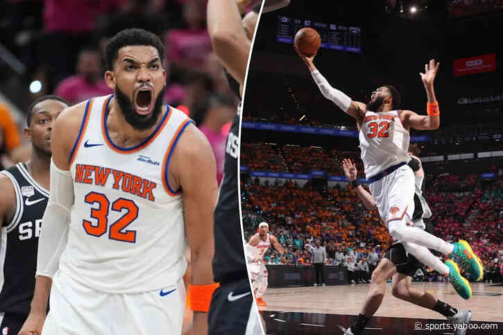 Karl-Anthony Towns’ mic’d-up moment shows how Knicks survived Game 1