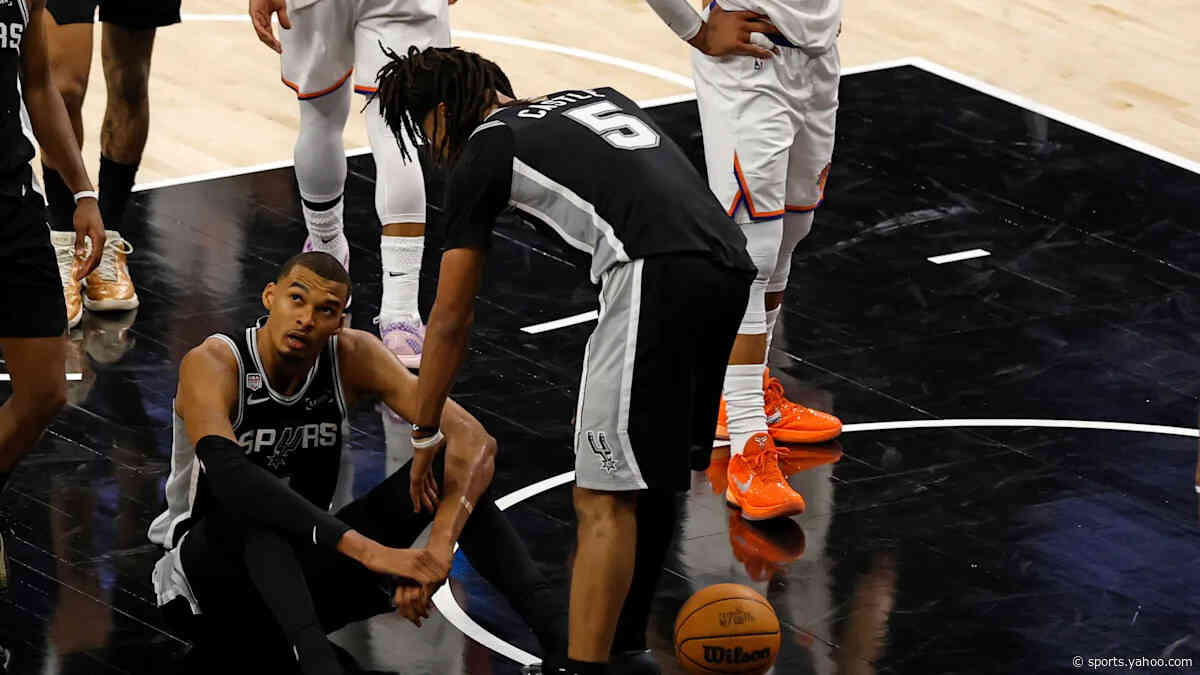Calm Wembanyama feels he, Spurs just need to get back to 'normal' in Game 2