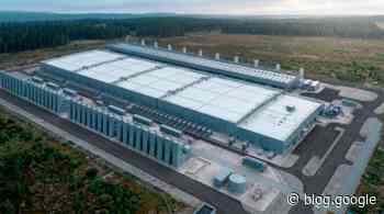 Blue, yellow and green: Google invests in its new data center in Sweden.