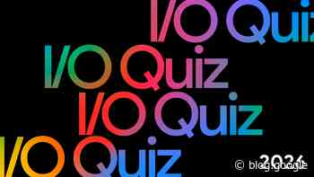 Take our I/O 2026 quiz, vibe coded in Google AI Studio.