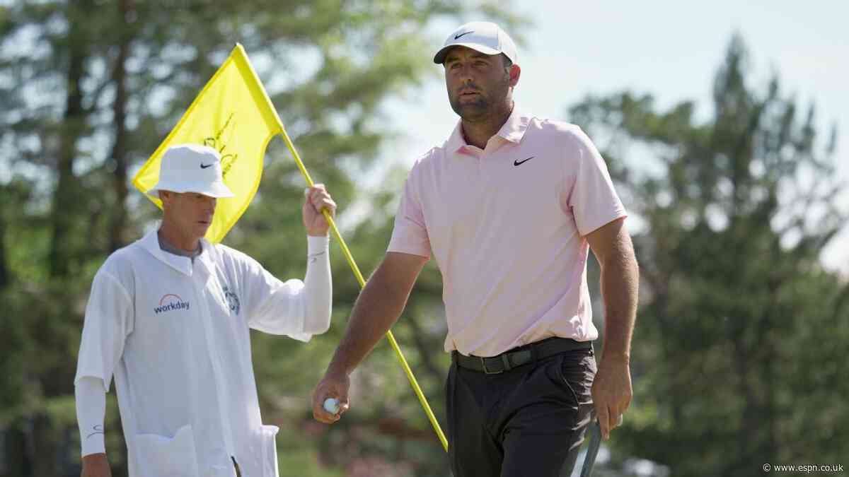 Memorial: Wind baffles Scheffler, caddie in 73