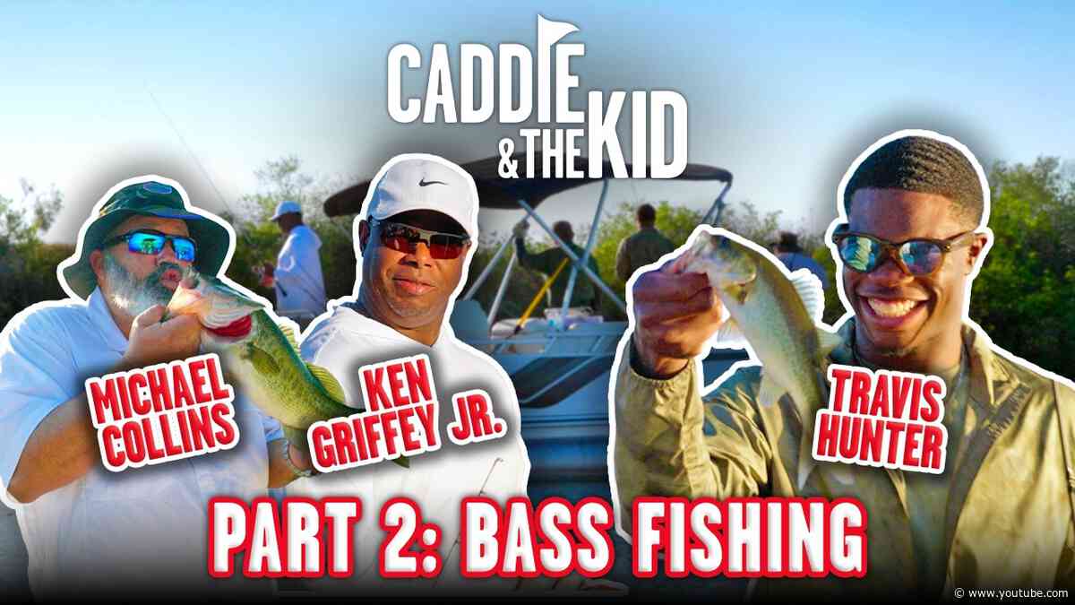 We Went Bass Fishing with Travis Hunter at Streamsong | Caddie & The Kid | FL: PART 2