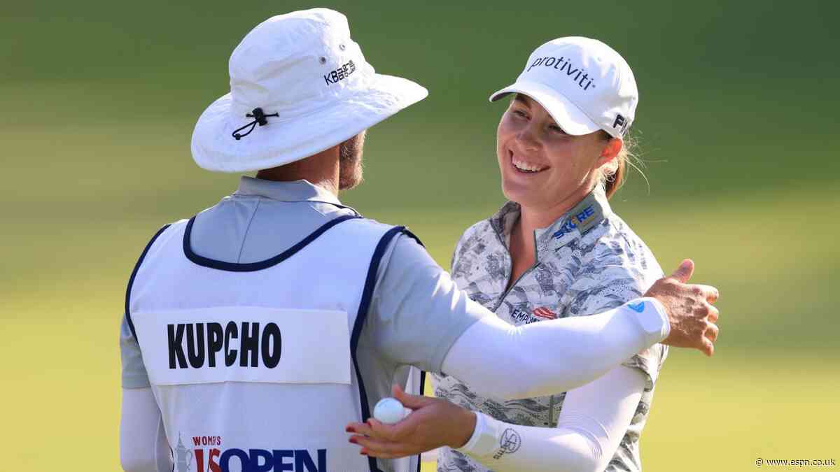 Kupcho sets early pace at U.S. Women's Open