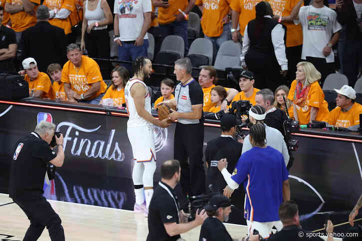 NBA focused on pair of fans over profane Jalen Brunson interaction in Game 1