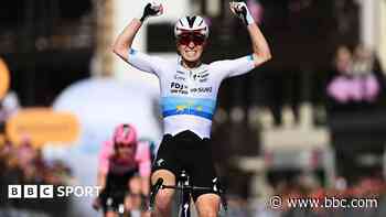 Vollering wins stage five to move second in Giro