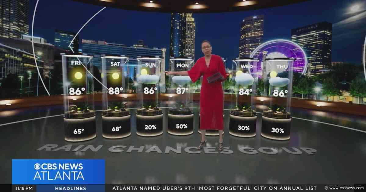 Humidity returns: Georgia’s nice weather fades as afternoon storms move in