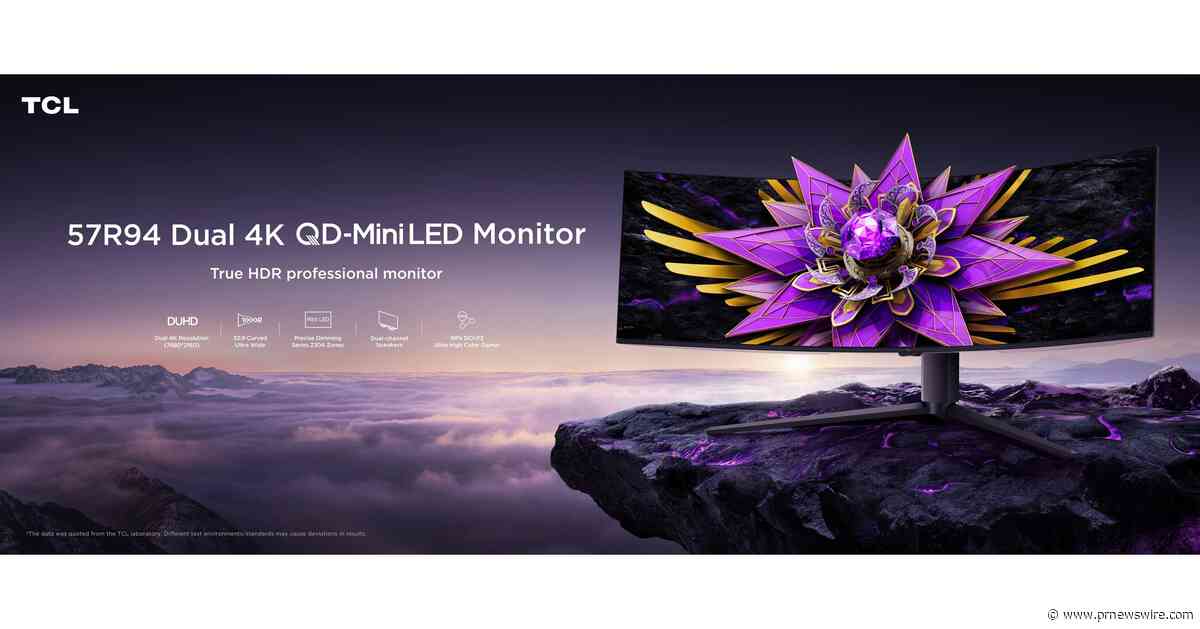TCL dévoile une gamme élargie de moniteurs en Europe, dont son premier moniteur OLED+ phare