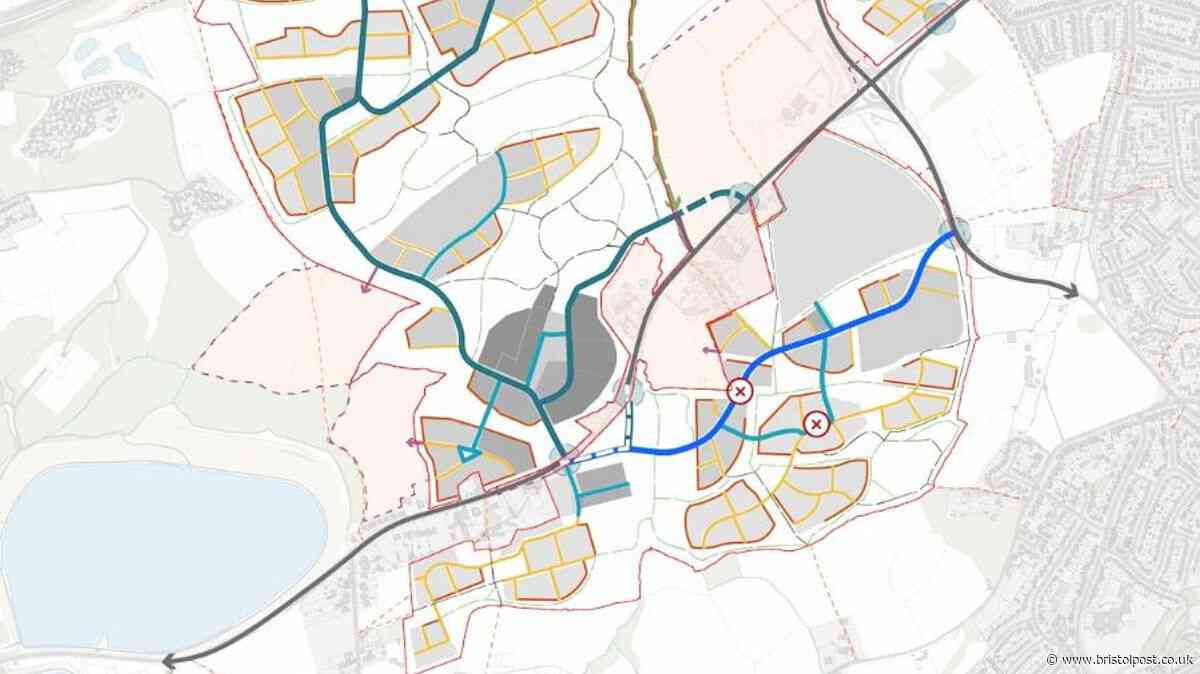 A38 road to Bristol Airport to be moved as part of new town plans