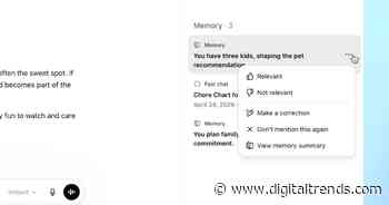 ChatGPT is getting better at memorizing your life so your chats don’t sound strange
