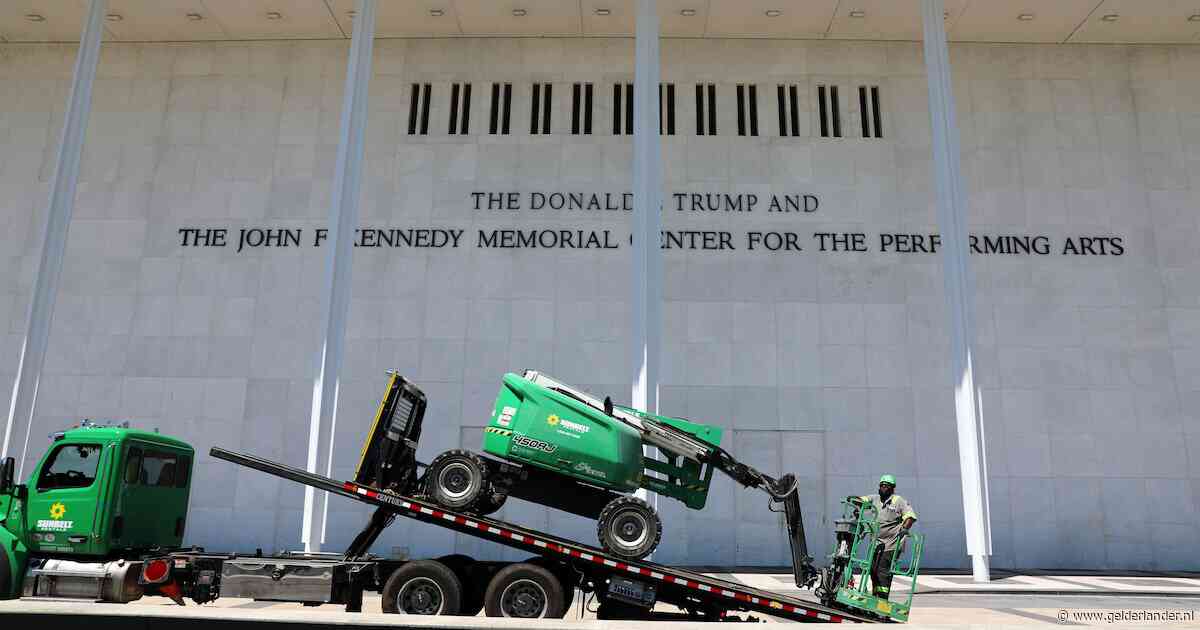 Na rel over naamsverandering: Kennedy Center laat naam Trump van gevel verwijderen