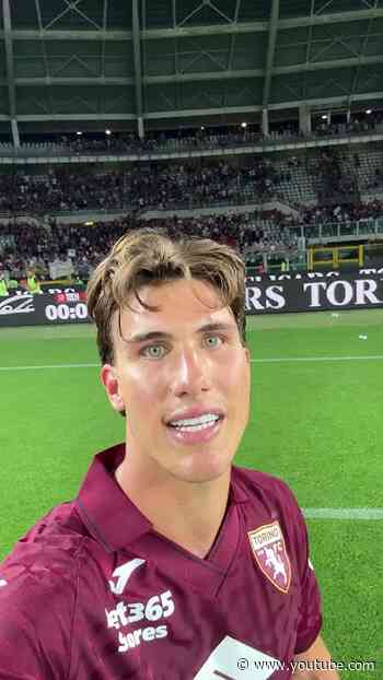 Un saluto dall'MVP del Derby, Cesare Casadei! 🏆🐂 #torojuve #seriea   #torinofc