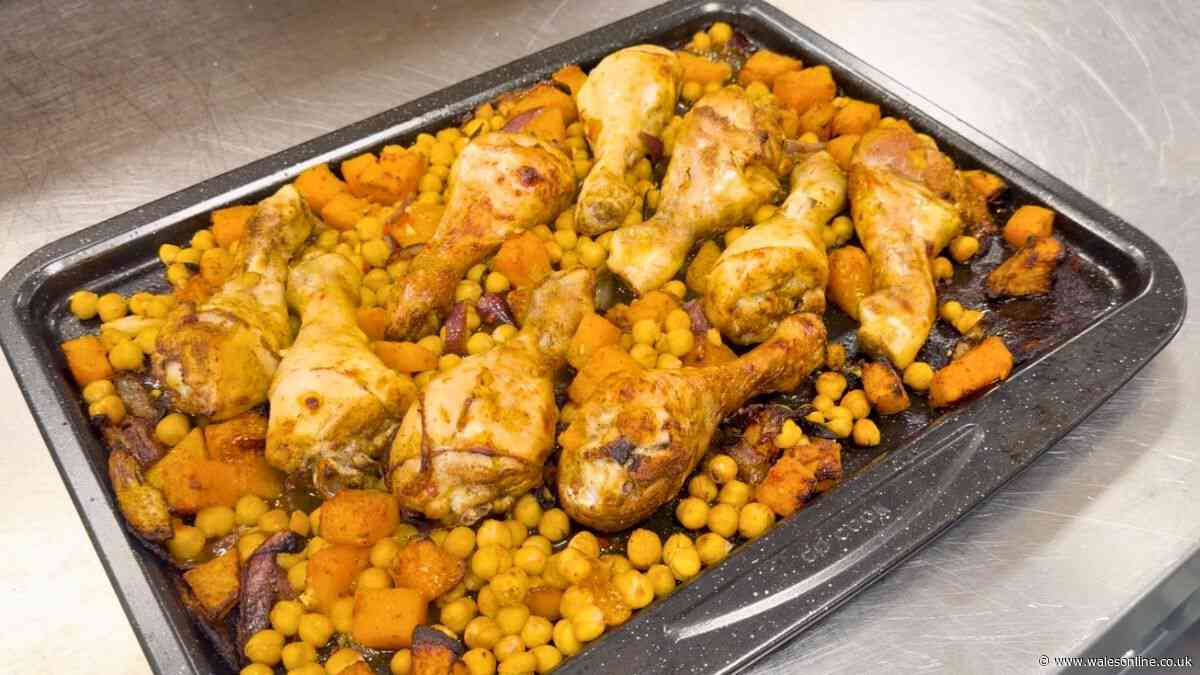 Easy chicken traybake recipe that’s packed full of flavour will feed your family for £5