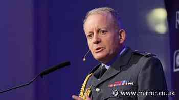 UK must get ready for prolonged war, says head of the British military