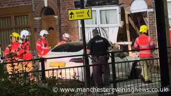 Carnage as Tesla ploughs into Atherton house in late-night crash