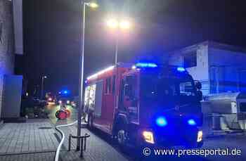 FW Düren: Feuer in Einfamilienhaus - Fünf Personen unverletzt gerettet