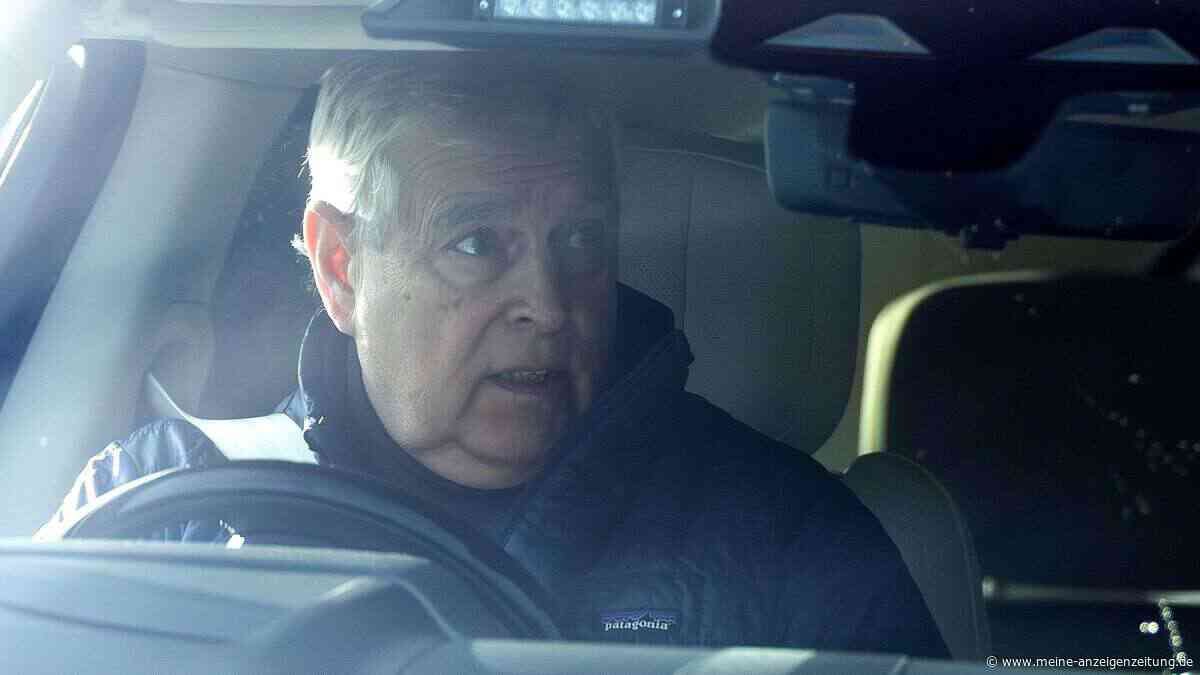 Wochenlang untergetaucht: Ex-Prinz Andrew mit großem blauen Fleck im Gesicht gesichtet