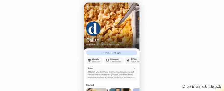 Google launcht Search Profiles: Personalisierte Präsenz in der Suche für mehr Sichtbarkeit