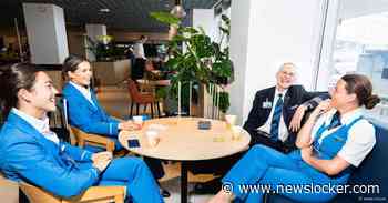 ‘De crew’ eet graag wat er over is uit de businessclass