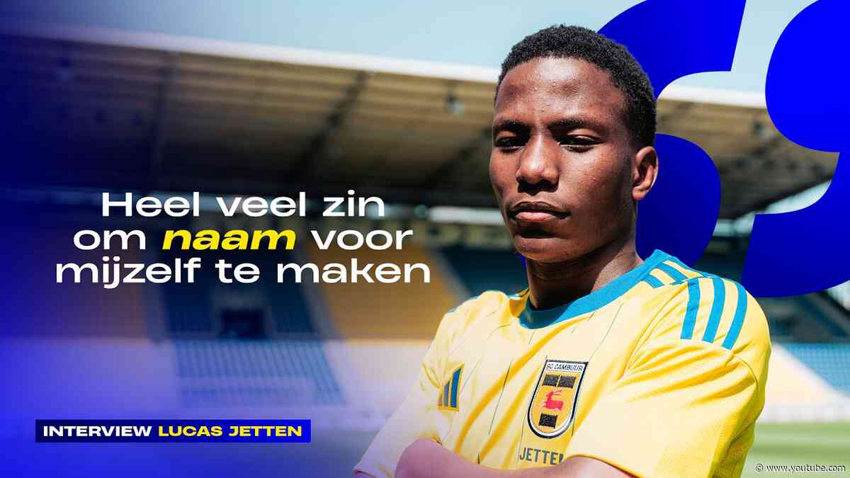 "Heel veel zin om naam voor mijzelf te maken" | 🗣️ Maak kennis met Lucas Jetten