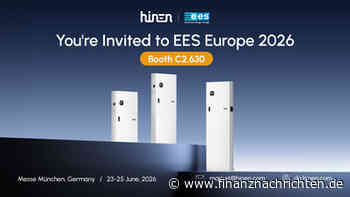 EQS-News: Hinen Group: Hinen auf der EES Europe 2026: Maximierung des Solarstromnutzens für Haushalte in Europas neuer Energielandschaft
