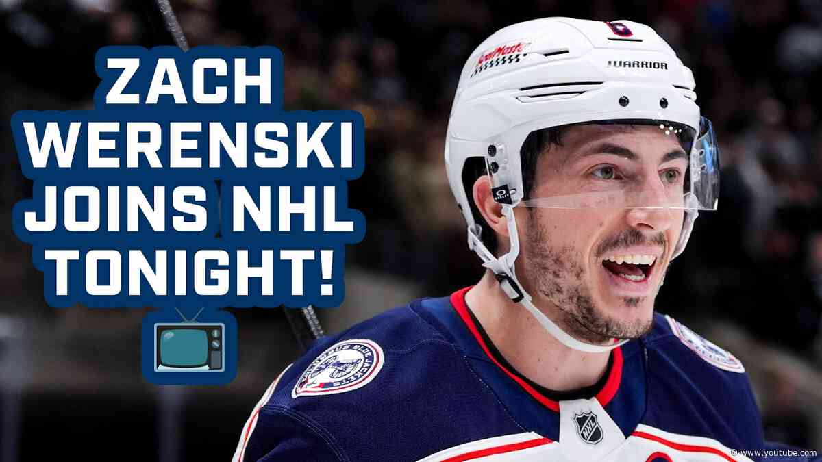 NORRIS TROPHY WINNER Zach Werenski Joins NHL Tonight! 🏆