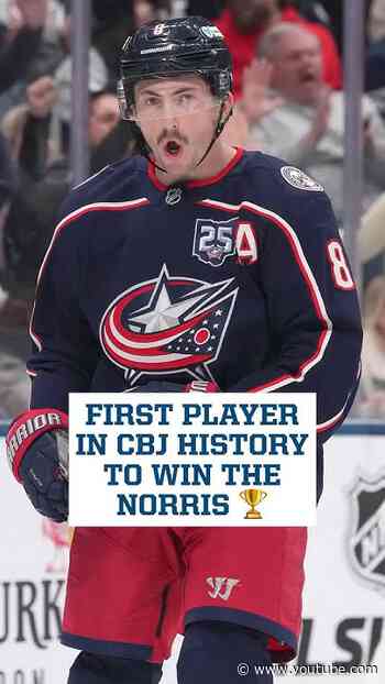 Zach Werenski Brings the Norris Trophy HOME to Columbus 🏆