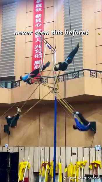 helicopter swings w/ @yuanchenwei21 🤯 #helicopter #spinning