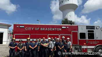 Fla. firefighters rescue worker who fell inside water tower