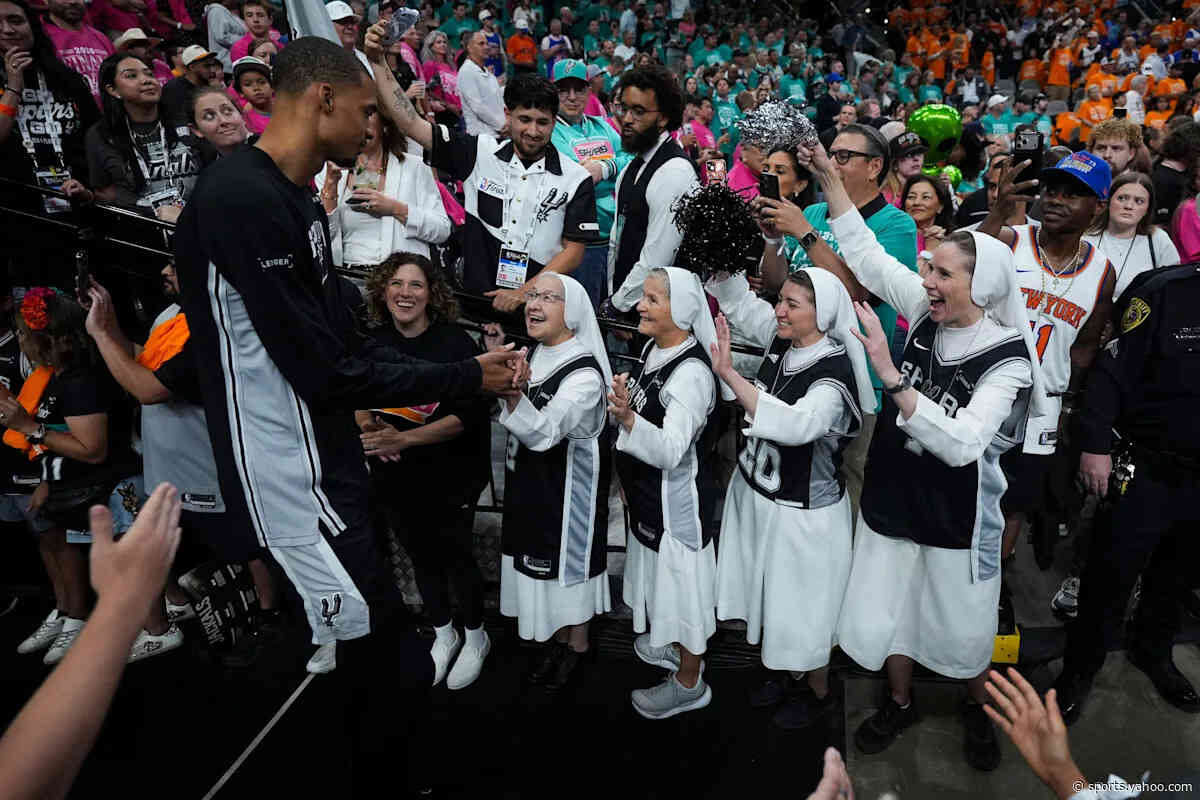 The superfans known as the 'Spurs Nuns' aiming to bring divine intervention to the NBA Finals