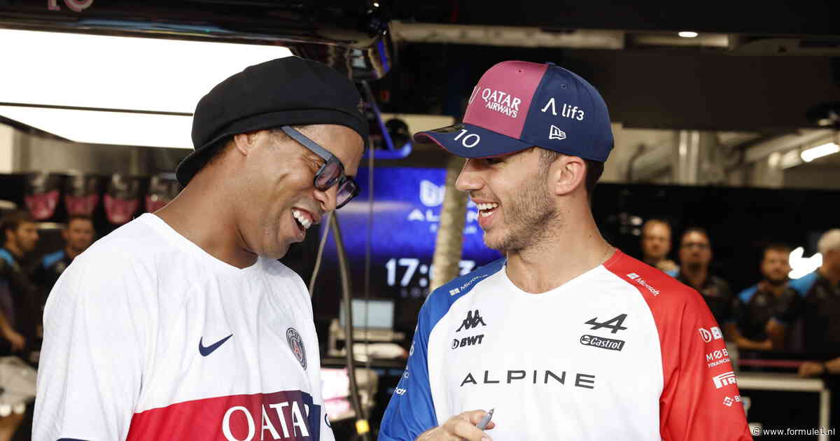 VIDEO: Voetbalheld Ronaldinho zet Pierre Gasly te kijk tijdens benefietwedstrijd