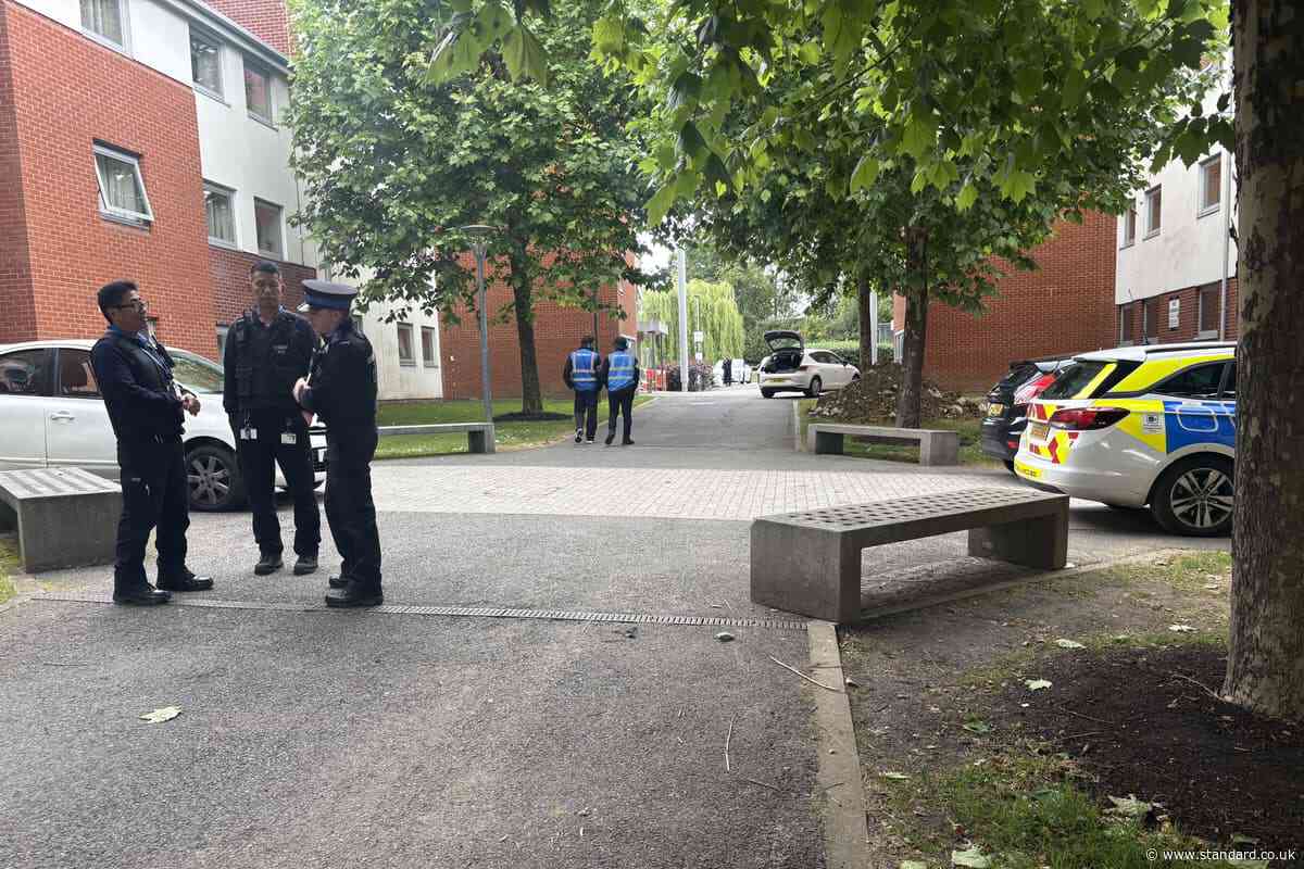 Man charged after staff member shot with crossbow at student village