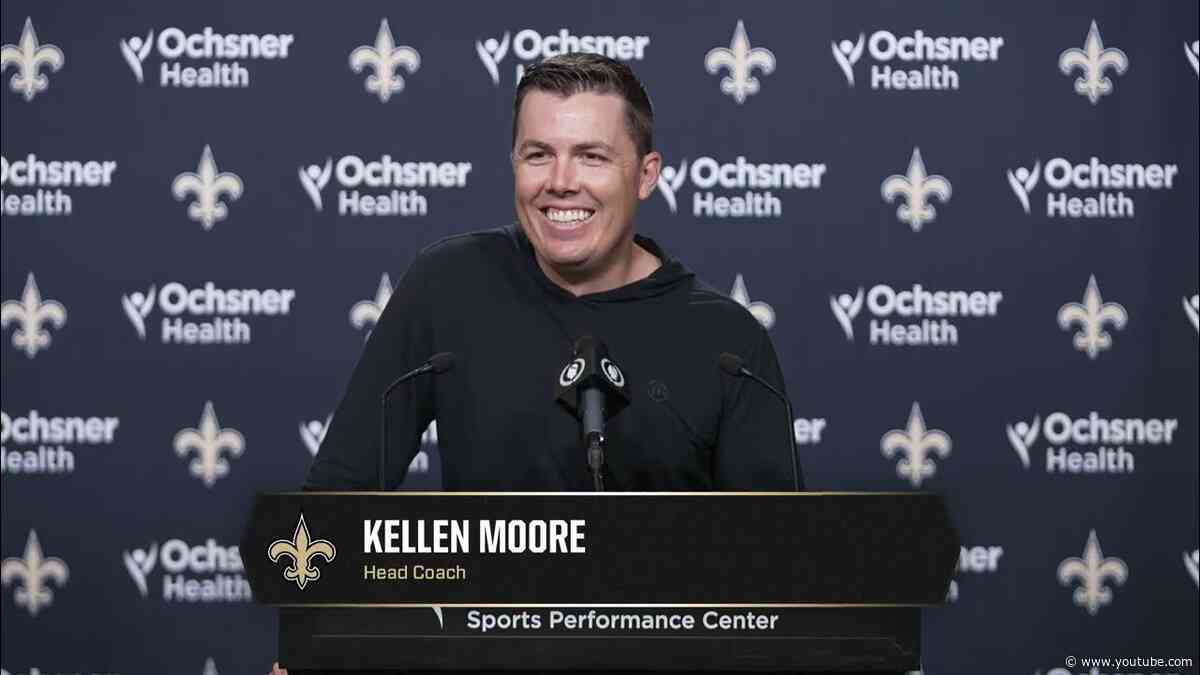 Kellen Moore talks Saints OTAs Day 4 | New Orleans Saints