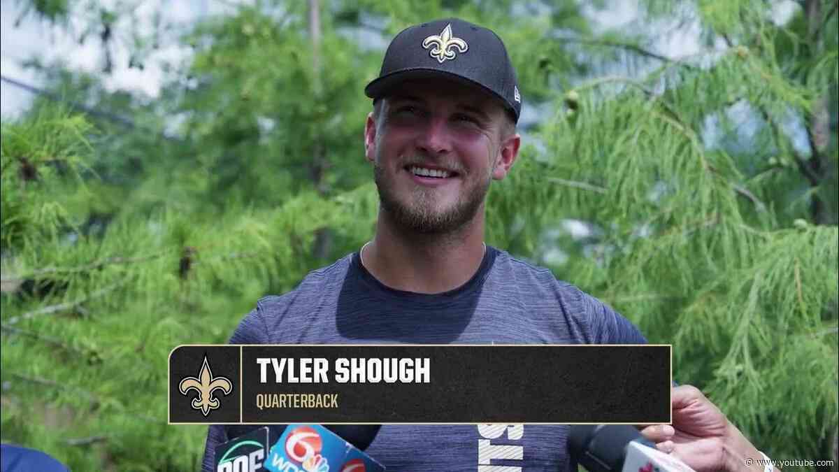 Tyler Shough on getting out into the community | New Orleans Saints