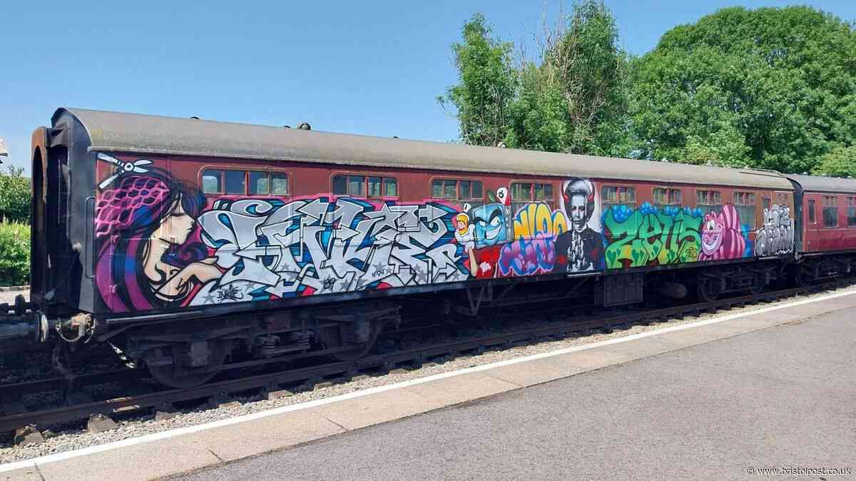 Heritage railway defends carriage graffiti by Bristol street artists after backlash