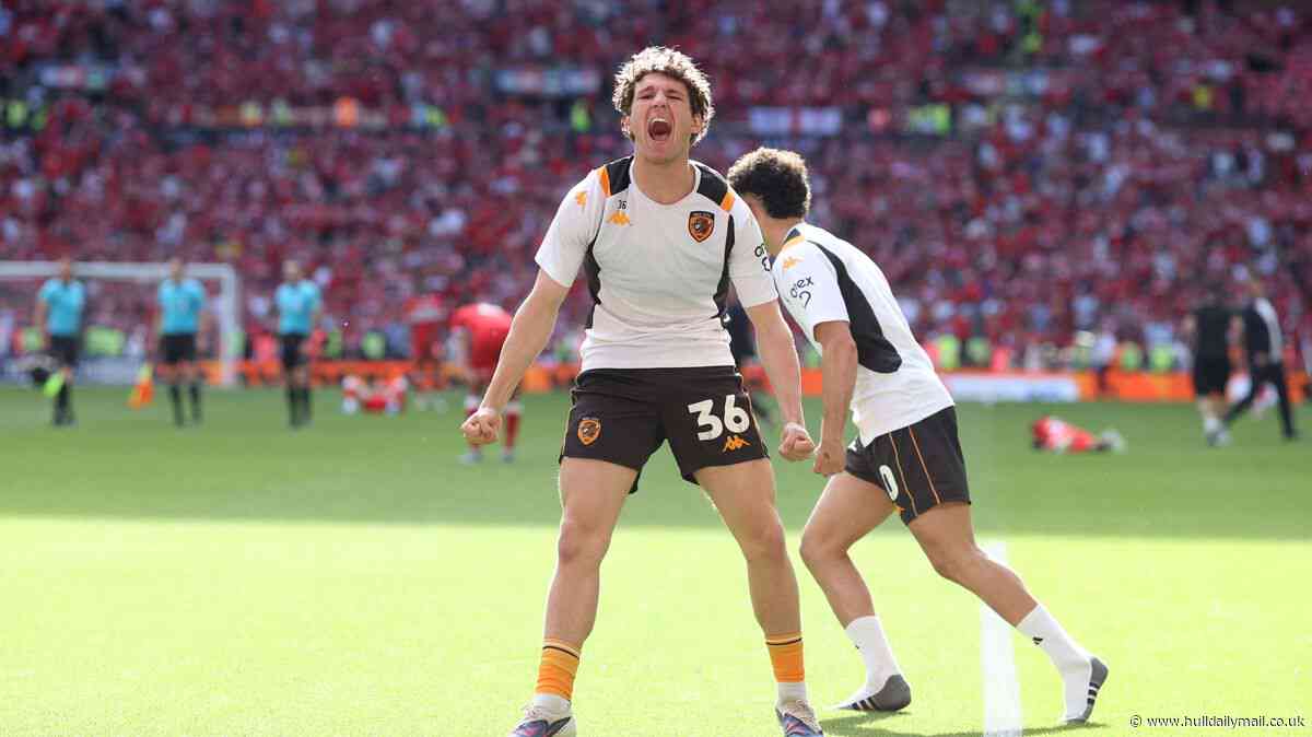 Hull City loan star makes emotional Wembley claim as he looks forward to next adventure