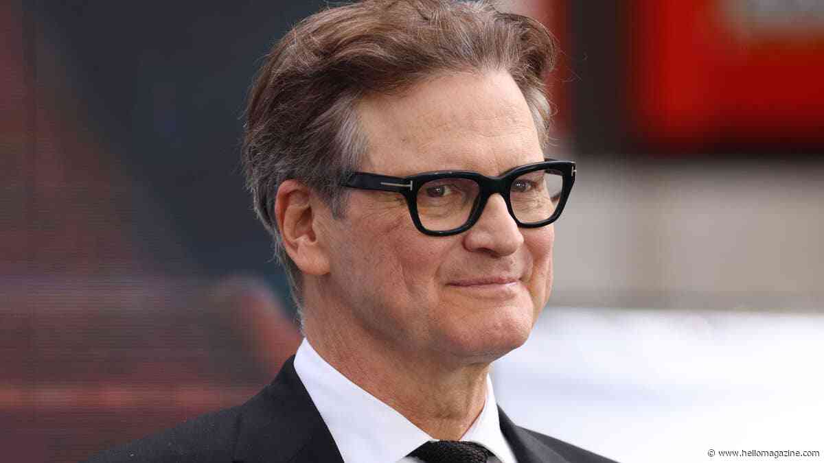 Colin Firth makes ultra-rare public appearance with gorgeous new girlfriend - and he has a type