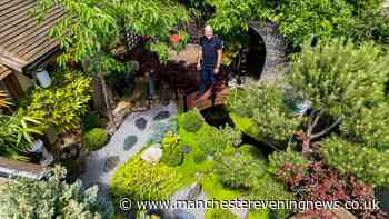 Dad spends £20k transforming back garden into stunning Japanese oasis
