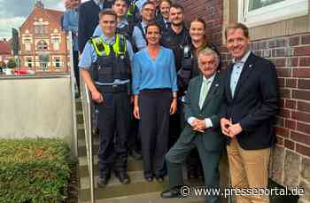 POL-COE: Lüdinghausen/ Herbert Reul besucht Polizeiwache