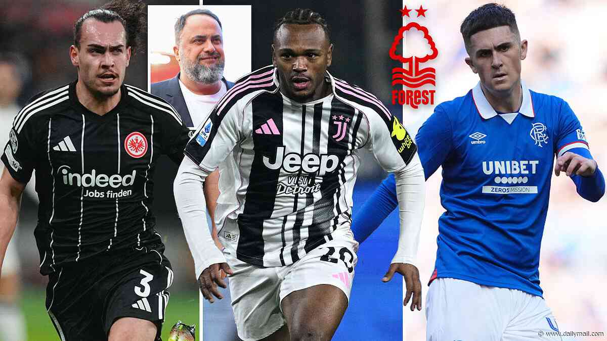 Nottingham Forest transfer briefing: Inside the £150m spending plan with SIX signings targeted - the strikers on shortlist including Juventus star with £40m set aside for target man, plus three young centre backs and two Scottish midfielders on radar