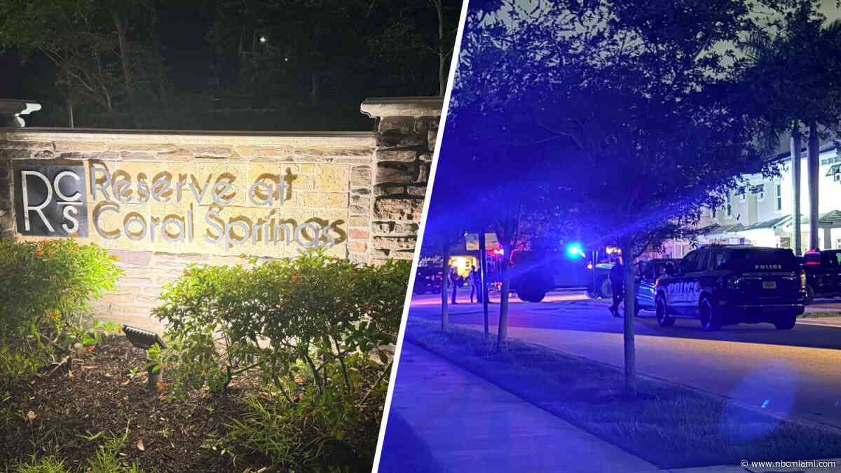 Video shows police activity outside Coral Springs home